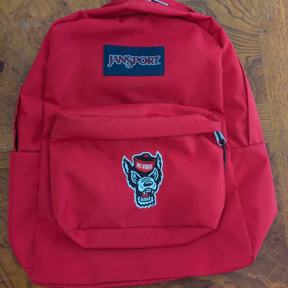 New NC State Wolfpack Jansport Red Superbreak Backpack